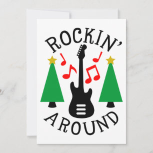 Rockin' Around the Christmas Tree Feestdagenkaart