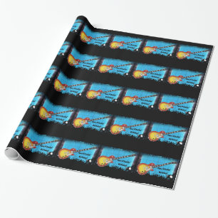 Rockin' Birthday Guitar, podium, publiek, cadeauom Cadeaupapier
