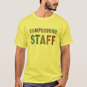 Rockin' CAMPGROUND STAFF Summer Counselor Teacher T-shirt