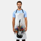 Rockin' Chef Gitaar Maestro Schort (Gedragen)