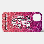 ROCKIN' DIE NANA-LEVENSTYPOGRAFIE Case-Mate iPhone CASE (Achterkant (horizontaal))