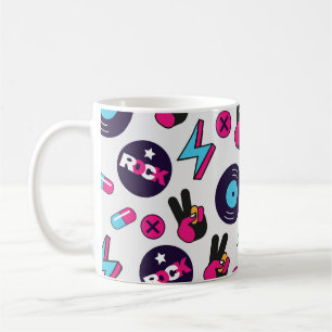 Rockin' Hippie: Vinyl patroon Koffiemok