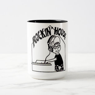 Rockin' House Java Holder Tweekleurige Koffiemok