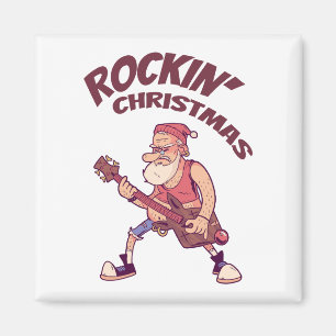 Rockin Kerstmis, Kerstman rockt met Gitaar Uitnodi Magneet