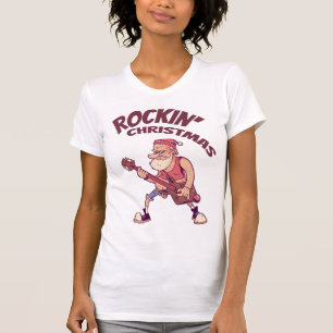 Rockin Kerstmis, kerstmis met Guitar Invita T-shirt