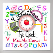 Rockin-leraar aan de school - SRF Poster (Voorkant)