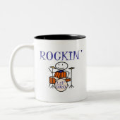 rockin lil bro tweekleurige koffiemok (Links)