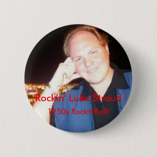 Rockin' Luke Stroud knop 3 Ronde Button 5,7 Cm