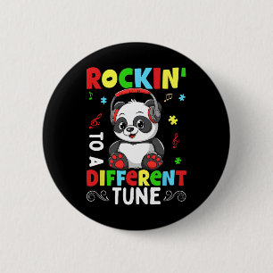 Rockin naar een andere autisme ronde button 5,7 cm