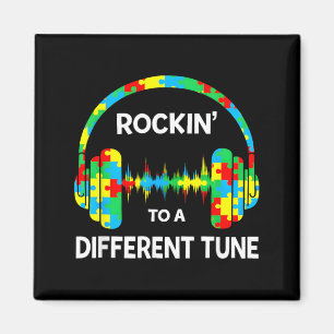 Rockin naar een andere melodie Autistisch Autisme  Magneet
