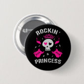 Rockin' Princess Ronde Button 5,7 Cm (Voorkant /achterkant)