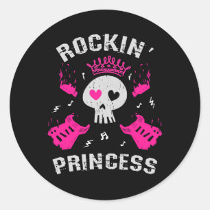 Rockin' Princess Ronde Sticker