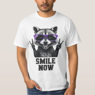 Rockin' Raccoon T-Shirt: Grappige wasbeer in zonne T-shirt