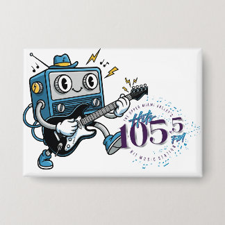 Rockin' Radio Karakter Pin Button