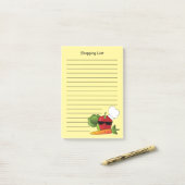 Rockin Red Pepper-winkellijst Post-it® Notes (Op bureau)