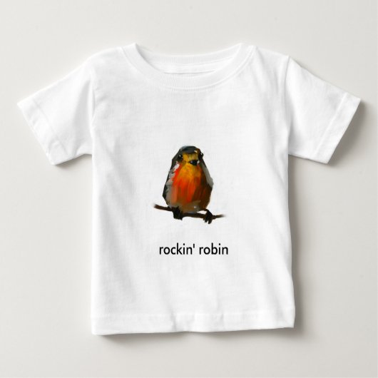 rockin robin baby t-shirt (Voorkant)