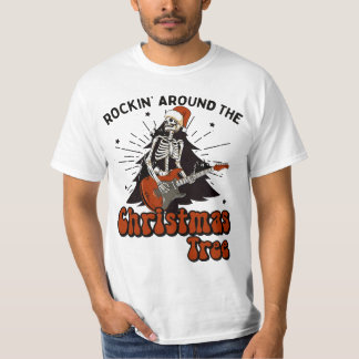 Rockin rond de kerstboom, kersttrui, C T-shirt
