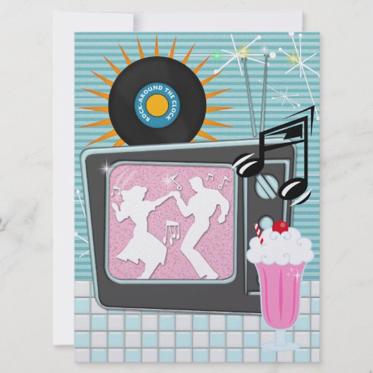 Rockin rond de klok - SRF Kaart (Voorkant)