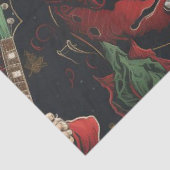 Rockin' Santa Tissue Paper Tissuepapier (Detail)