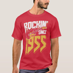 Rockin' sinds 1955 Rock Music Fan 67th Bir T-shirt