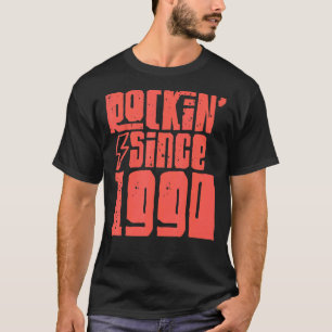 Rockin sinds 1990 Classic Rock Music 1990 T-shirt