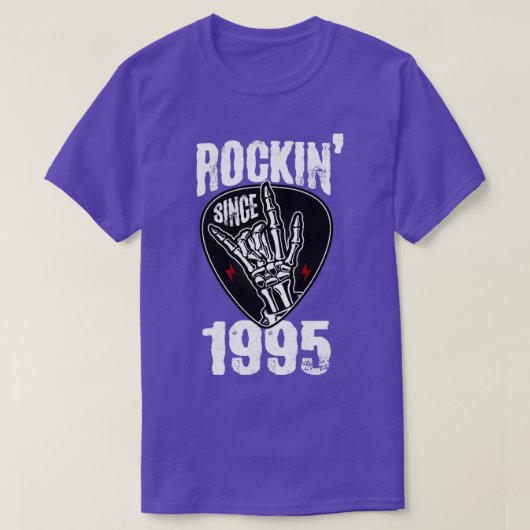 Rockin sinds 1995 t-shirt (Design voorkant)