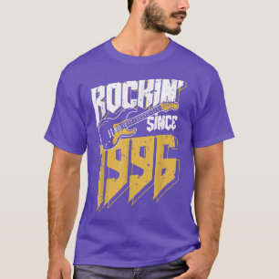 Rockin' sinds 1996 Rock Music Fan 26th Bir T-shirt