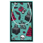 Rockin' Skull Gift Bag (Zee Foam) Klein Cadeauzakje (Achterkant)