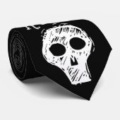 Rockin Skulls Stropdas (Opgerold)