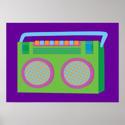 Rockin' Stereo Poster (Voorkant)