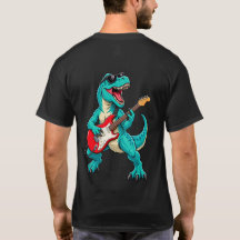 Rockin' T-Rex – Sweat à capuche de guitariste dino
