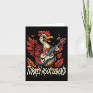 Rockin' Turkey - Fun Musical Thanksgiving Guitar R Kaart