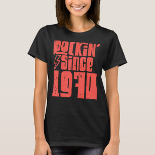 Rockin vanaf 1970 Classic  Rock Music 1970 T-shirt