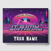 Rockin Vaporwave Party Gastenboek (Achterkant)