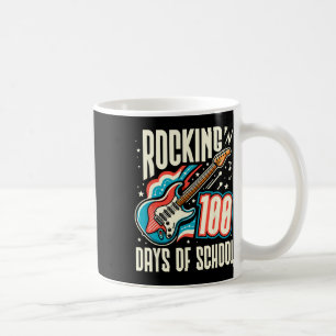 Rocking 100 dagen school Retro 100ste dag van scho Koffiemok