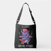 Rocking Baby Dragon - Growl Power Crossbody Tas (Voorkant)
