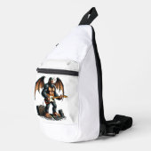Rocking Bigfoot Shreds op gitaar Sling Bag (Rechterhoek)