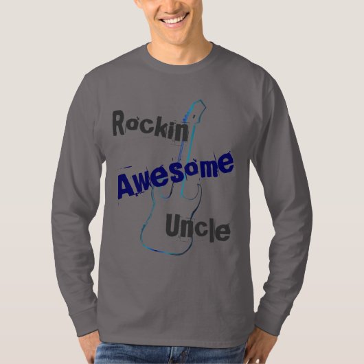 Rocking Geweldige oom T-shirt (Voorkant)