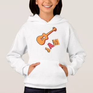 Rocking Guitar, Music Jam Style, Orange et Red Art
