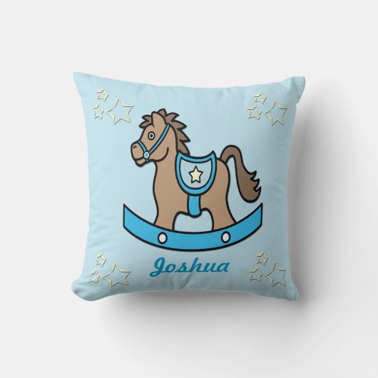 Rocking Horse Baby Keepomwille Pillow Kussen (Voorkant)