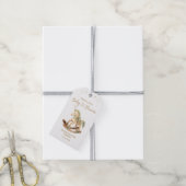 Rocking Horse Baby shower Hartelijk dank Cadeaulabel (Met Touw)