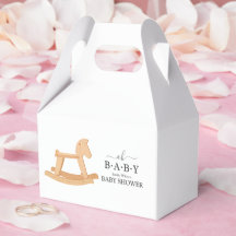 Rocking Horse Baby shower Minimalistisch Baby show