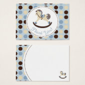 Rocking Horse Boy TY Gift Label Visitekaartjes (Voorkant /achterkant)