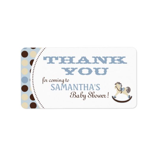 Rocking Horse Boy TY Label B (Voorkant)