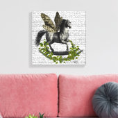 Rocking Horse Fly Canvas Afdruk (Insitu (Woonkamer))