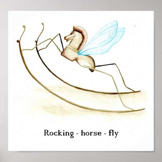 Rocking Horse Fly Poster (Voorkant)