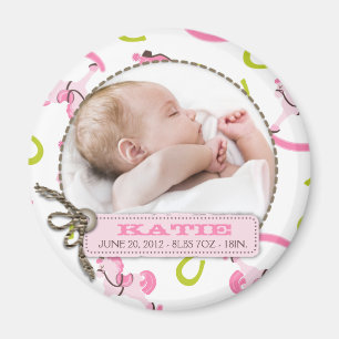 Rocking Horse Girl Magnet R Magneet