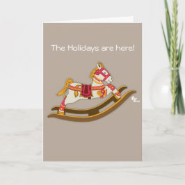 Rocking Horse Holiday Kaart