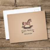 Rocking Horse - Houten speelgoed Briefkaart