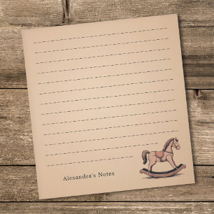 Rocking Horse - Houten speelgoed Notitieblok